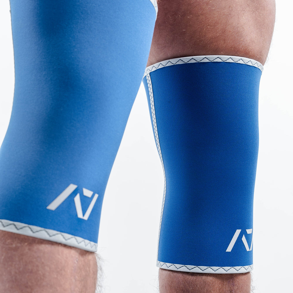A7 IPF Approved Hourglass Knee Sleeves feature an hourglass-shaped centre taper fit to help provide knee compression while maintaining proper tightness around the calf and quad, offered in three stiffnesses (Flexi, Stiff and Rigor Mortis). Shop the full A7 Powerlifting IPF Approved Equipment collection. The IPF Approved Kit includes Powerlifting Singlet, A7 Meet Shirt, A7 Zebra Wrist Wraps and A7 Deadlift Socks. All A7 Powerlifting Equipment shipping to UK, Norway, Switzerland and Iceland.