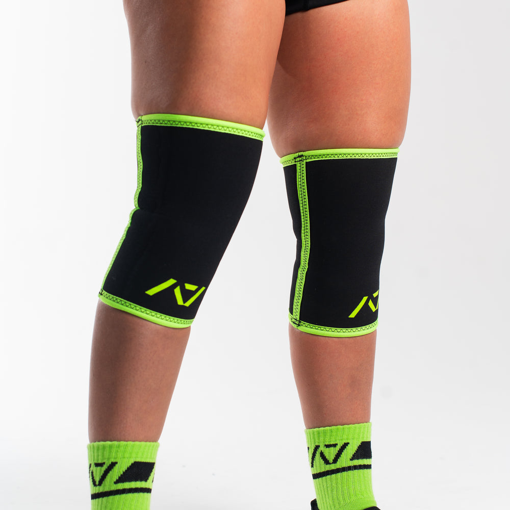 
                      
                        A7 IPF Approved Hourglass Knee Sleeves feature an hourglass-shaped centre taper fit to help provide knee compression while maintaining proper tightness around the calf and quad, offered in three stiffnesses (Flexi, Stiff and Rigor Mortis). Shop the full A7 Powerlifting IPF Approved Equipment collection. The IPF Approved Kit includes Powerlifting Singlet, A7 Meet Shirt, A7 Zebra Wrist Wraps and A7 Deadlift Socks. All A7 Powerlifting Equipment shipping to UK, Norway, Switzerland and Iceland.
                      
                    