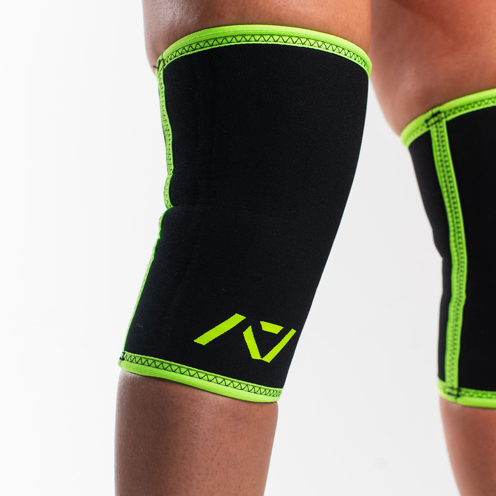 
                      
                        A7 IPF Approved Hourglass Knee Sleeves feature an hourglass-shaped centre taper fit to help provide knee compression while maintaining proper tightness around the calf and quad, offered in three stiffnesses (Flexi, Stiff and Rigor Mortis). Shop the full A7 Powerlifting IPF Approved Equipment collection. The IPF Approved Kit includes Powerlifting Singlet, A7 Meet Shirt, A7 Zebra Wrist Wraps and A7 Deadlift Socks. All A7 Powerlifting Equipment shipping to UK, Norway, Switzerland and Iceland.
                      
                    