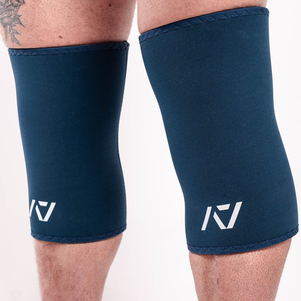 A7 IPF Approved Hourglass Knee Sleeves feature an hourglass-shaped centre taper fit to help provide knee compression while maintaining proper tightness around the calf and quad, offered in three stiffnesses (Flexi, Stiff and Rigor Mortis). Shop the full A7 Powerlifting IPF Approved Equipment collection. The IPF Approved Kit includes Powerlifting Singlet, A7 Meet Shirt, A7 Zebra Wrist Wraps and A7 Deadlift Socks. All A7 Powerlifting Equipment shipping to UK, Norway, Switzerland and Iceland.