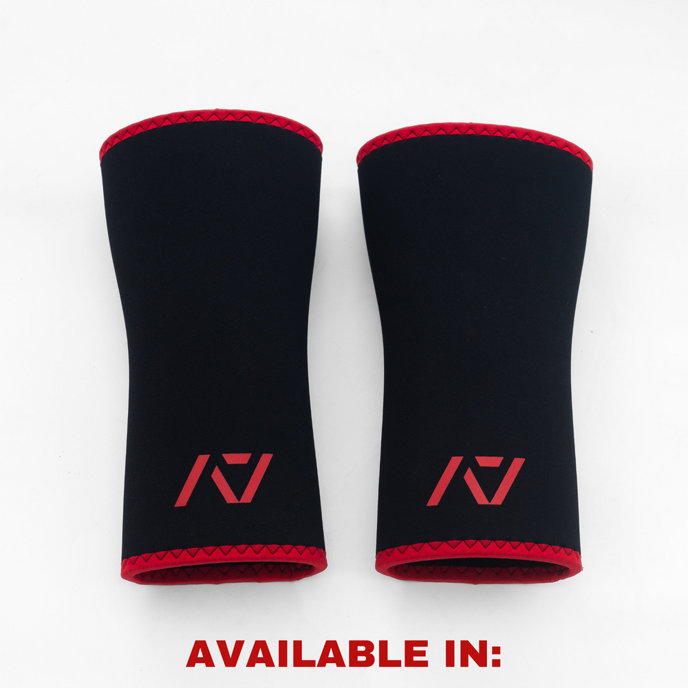 A7 IPF Approved Hourglass Knee Sleeves feature an hourglass-shaped centre taper fit to help provide knee compression while maintaining proper tightness around the calf and quad, offered in three stiffnesses (Flexi, Stiff and Rigor Mortis). Shop the full A7 Powerlifting IPF Approved Equipment collection. The IPF Approved Kit includes Powerlifting Singlet, A7 Meet Shirt, A7 Zebra Wrist Wraps and A7 Deadlift Socks. All A7 Powerlifting Equipment shipping to UK, Norway, Switzerland and Iceland.