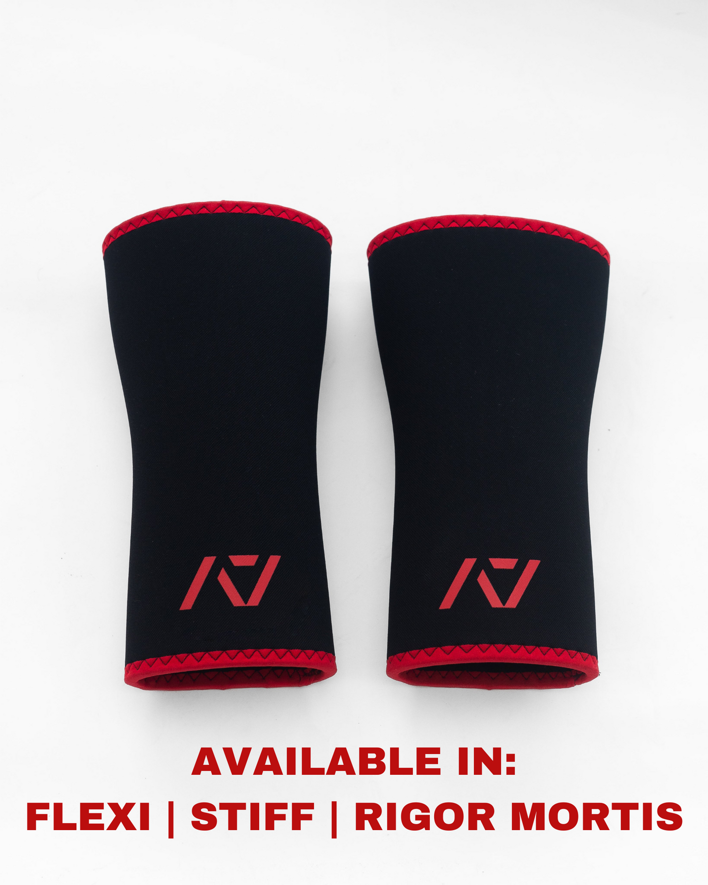 A7 IPF Approved Hourglass Knee Sleeves feature an hourglass-shaped centre taper fit to help provide knee compression while maintaining proper tightness around the calf and quad, offered in three stiffnesses (Flexi, Stiff and Rigor Mortis). Shop the full A7 Powerlifting IPF Approved Equipment collection. The IPF Approved Kit includes Powerlifting Singlet, A7 Meet Shirt, A7 Zebra Wrist Wraps and A7 Deadlift Socks. All A7 Powerlifting Equipment shipping to UK, Norway, Switzerland and Iceland.
