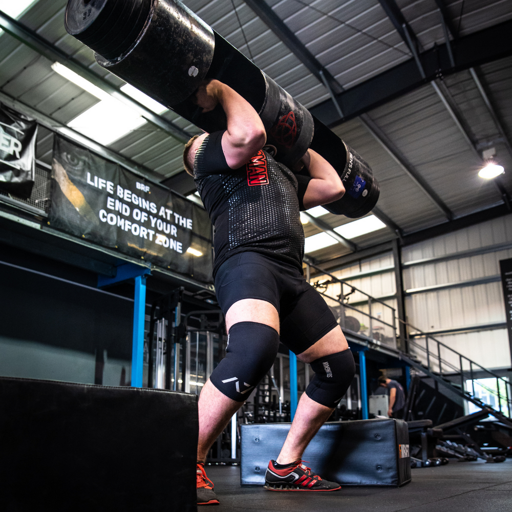 
                      
                        Strongman Knee Sleeves - 9mm - Black/ Reflective
                      
                    