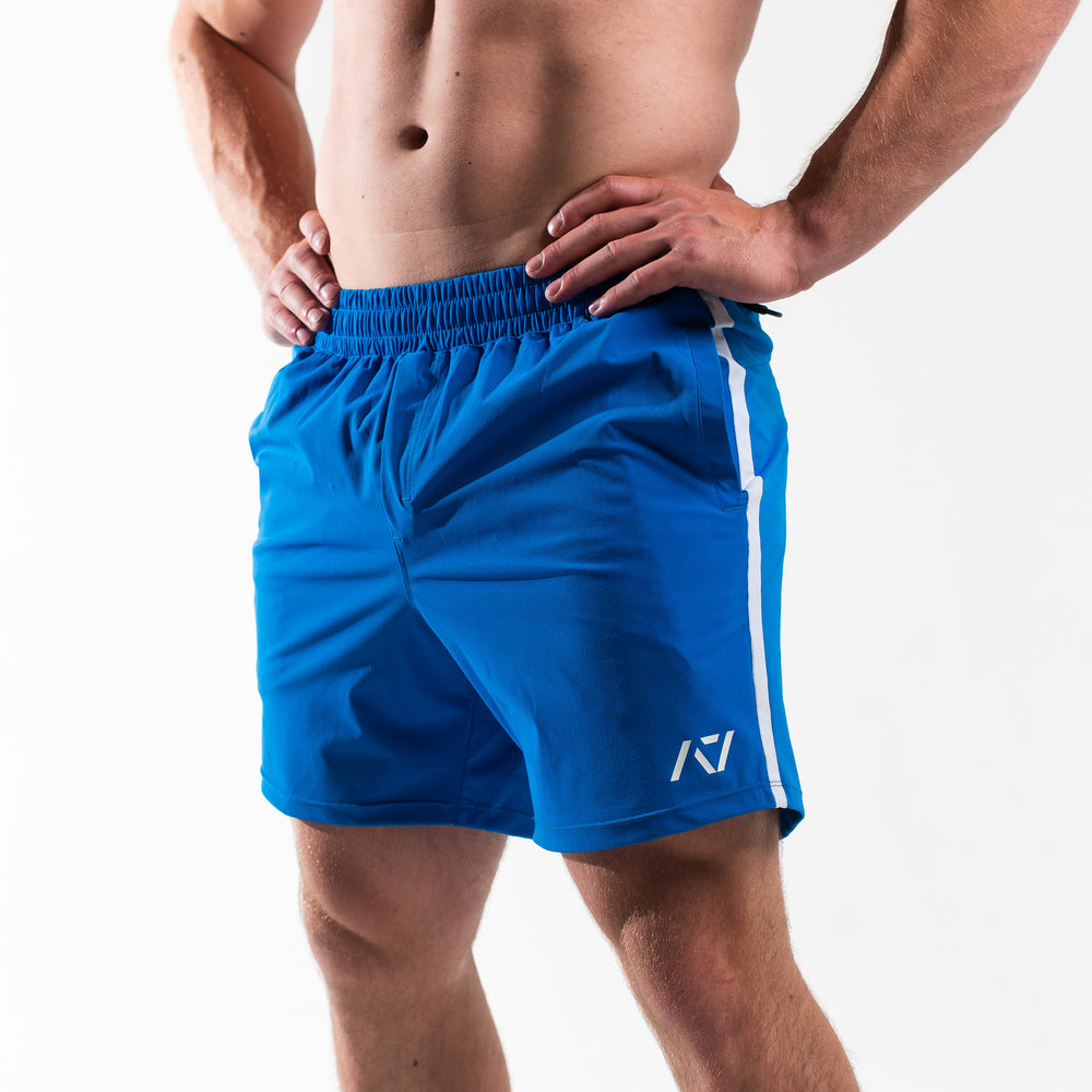 
                      
                        360GO was created to provide the flexibility for all movements in your training while offering comfort. These shorts offer 360 degrees of stretch in all angles and allow you to remain comfortable without limiting any movement in both training and life environments. Designed with a wide drawstring to easily adjust your waist without slipping. Purchase 360GO KWD Squat Shorts from A7 UK. All A7 Powerlifting Equipment shipping to UK, Norway, Switzerland and Iceland.
                      
                    