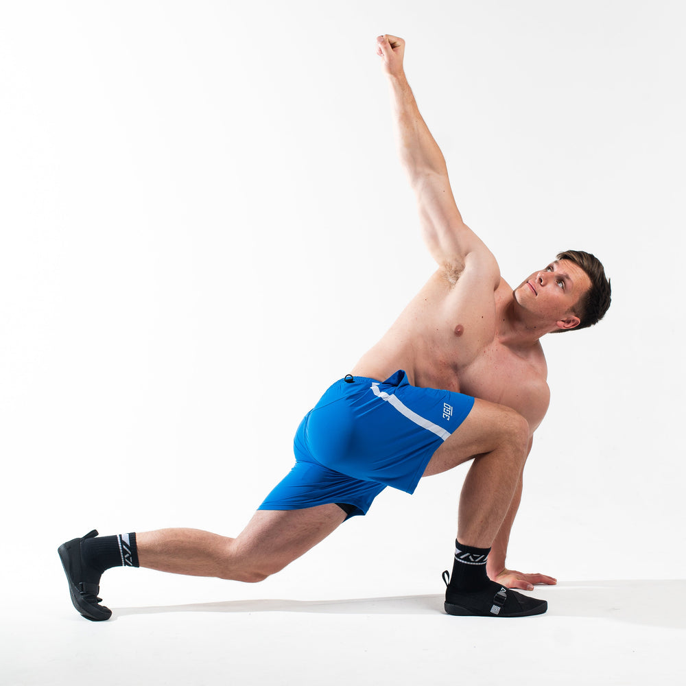 
                      
                        360GO was created to provide the flexibility for all movements in your training while offering comfort. These shorts offer 360 degrees of stretch in all angles and allow you to remain comfortable without limiting any movement in both training and life environments. Designed with a wide drawstring to easily adjust your waist without slipping. Purchase 360GO KWD Squat Shorts from A7 UK. All A7 Powerlifting Equipment shipping to UK, Norway, Switzerland and Iceland.
                      
                    