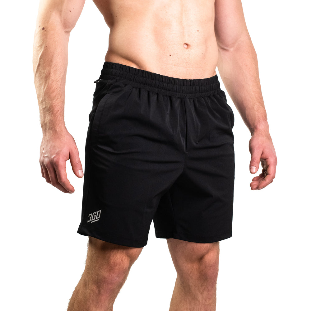 
                      
                        360-GO was created to provide the flexibility for all the movements in your training while offering the comfort and fit you have come to love through our shorts. These shorts offer 360 degrees of stretch in all angles and allow you to remain comfortable without limiting any movement in both training and life environments. 
                      
                    