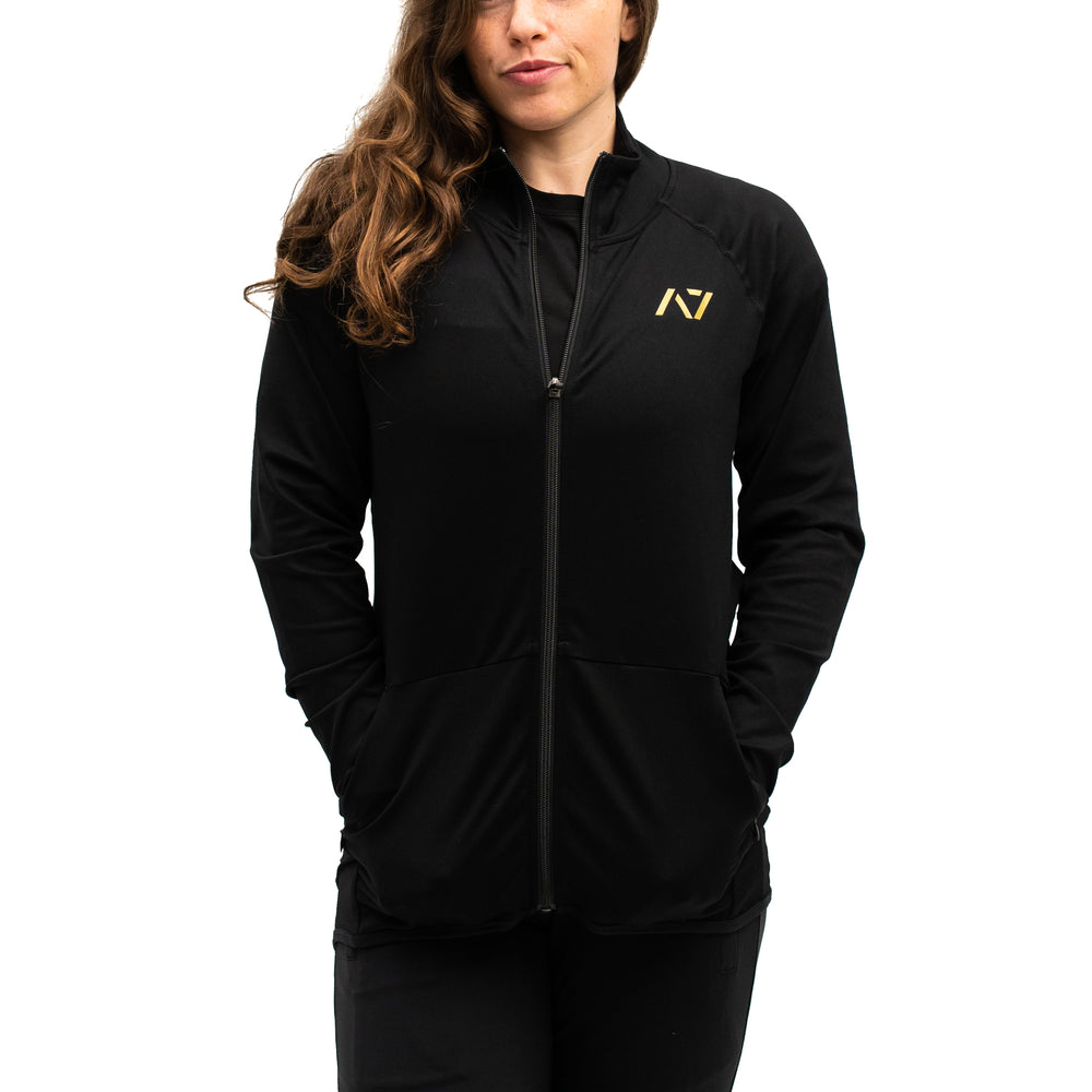 
                      
                        Whether going on a hike or heading to the gym our Defy Jacket will keep you cosy and comfortable. The jackets are made with premium moisture- 4-way-stretch material for a greater range of motion. These are a great fit for both men and women. Purchase Gold Standard Defy jacket from A7 UK shipping to UK or A7 Europe shipping to EU.
                      
                    