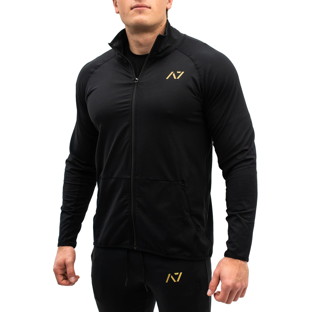 
                      
                        Whether going on a hike or heading to the gym our Defy Jacket will keep you cosy and comfortable. The jackets are made with premium moisture- 4-way-stretch material for a greater range of motion. These are a great fit for both men and women. Purchase Gold Standard Defy jacket from A7 UK shipping to UK or A7 Europe shipping to EU.
                      
                    