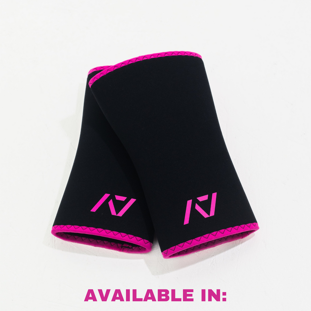 A7 IPF Approved Hourglass Knee Sleeves feature an hourglass-shaped centre taper fit to help provide knee compression while maintaining proper tightness around the calf and quad, offered in three stiffnesses (Flexi, Stiff and Rigor Mortis). Shop the full A7 Powerlifting IPF Approved Equipment collection. The IPF Approved Kit includes Powerlifting Singlet, A7 Meet Shirt, A7 Zebra Wrist Wraps and A7 Deadlift Socks. All A7 Powerlifting Equipment shipping to UK, Norway, Switzerland and Iceland.